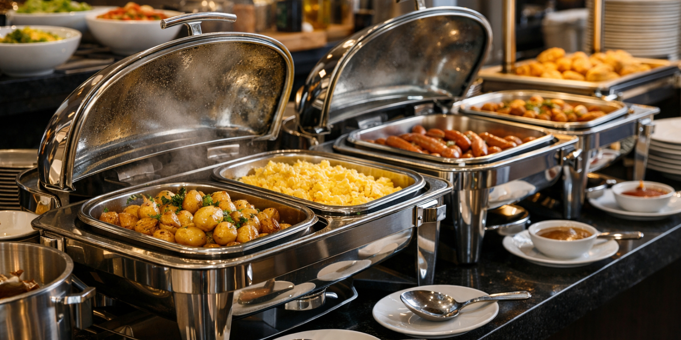 Как выбрать мармиты для шведской линии в отеле: ошибки и современные решения