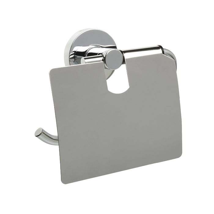 Бумагодержатель с крышкой хром COMFORT CHROME FX-85010