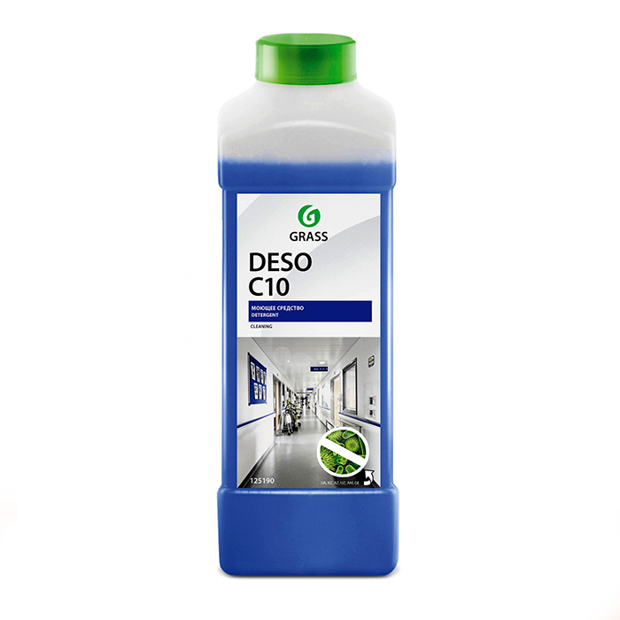 Средство для чистки и дезинфекции DESO C10 1 л (3 штуки в подарок)