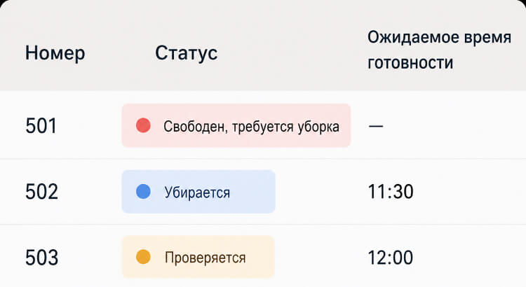 5. Передавать не только статус, но и ожидаемое время готовности