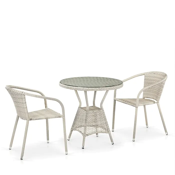 Комплект плетеной мебели T705ANT/Y137C-W85 2Pcs Latte