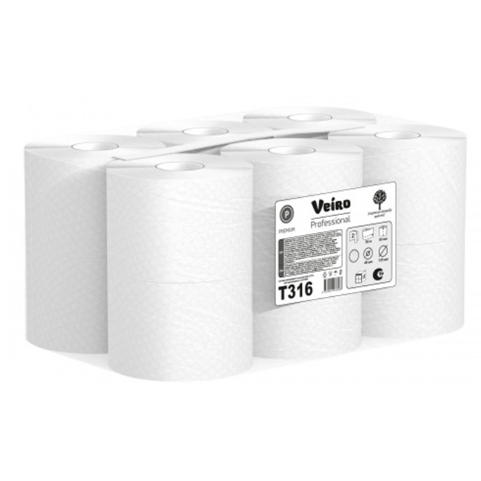 Туалетная бумага Veiro Professional Premium T316  (12 рулонов в упаковке)