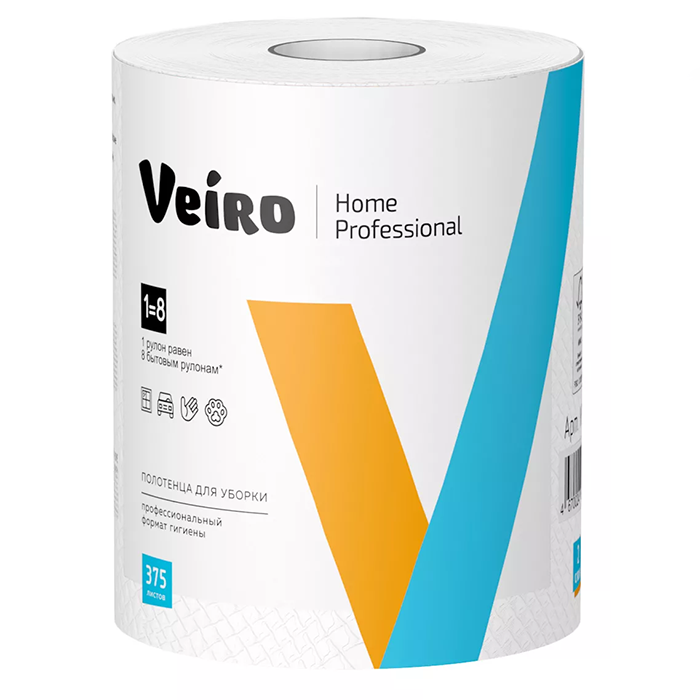 Бумажные полотенца в рулонах Veiro Home Professional KP302 (6 рулонов в упаковке)