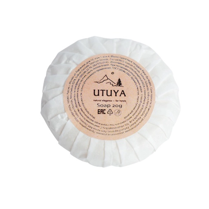 Мыло туалетное UTUYA 20 г плиссе-гофре (350 штук в упаковке)