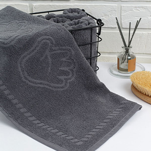 Полотенце махровое 34х60 см 400 г/м² серое