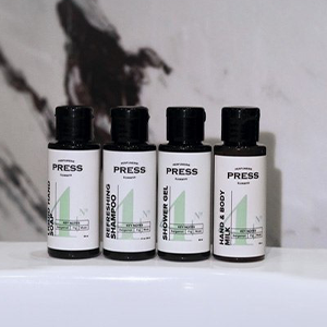 Шампунь для волос освежающий Press Gurwitz Perfumerie №4 с нотами бергамота, инжира и мускуса