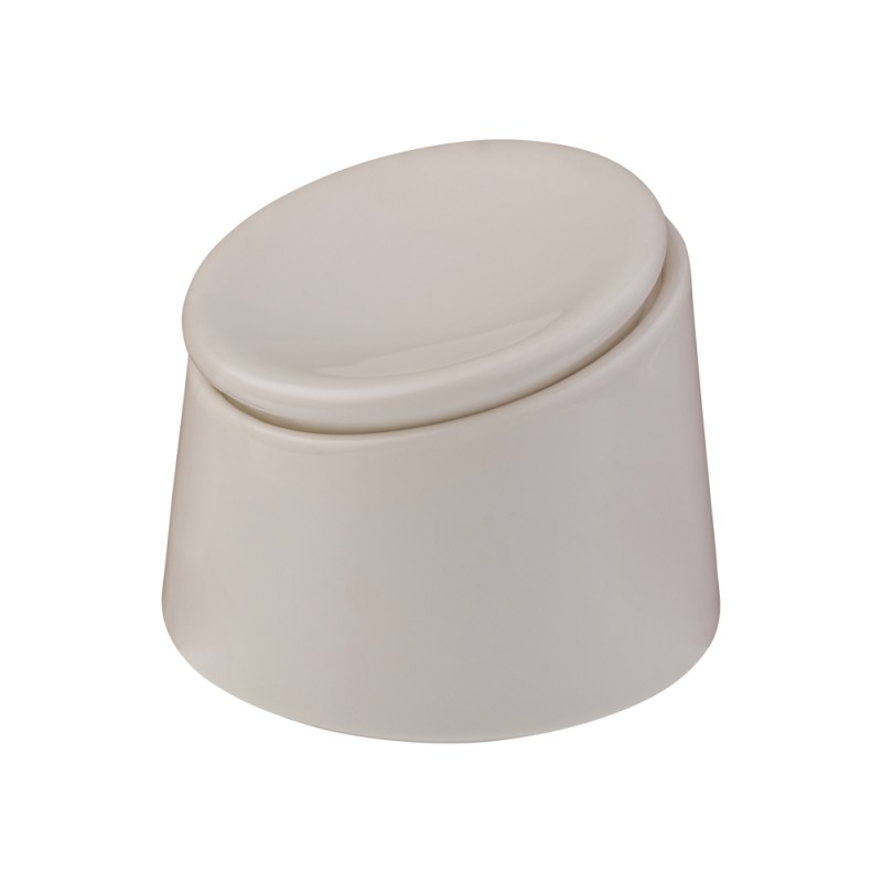 Transparent Bevel Сахарница 400 мл + Крышка ID Fine