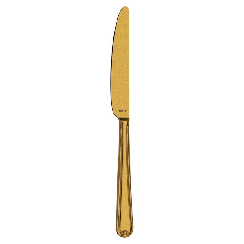 Anatolia retro gold pvd нож столовый 22,5 см Narin