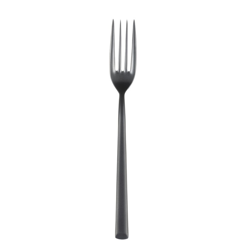 Antares matt black вилка столовая 21 см Narin