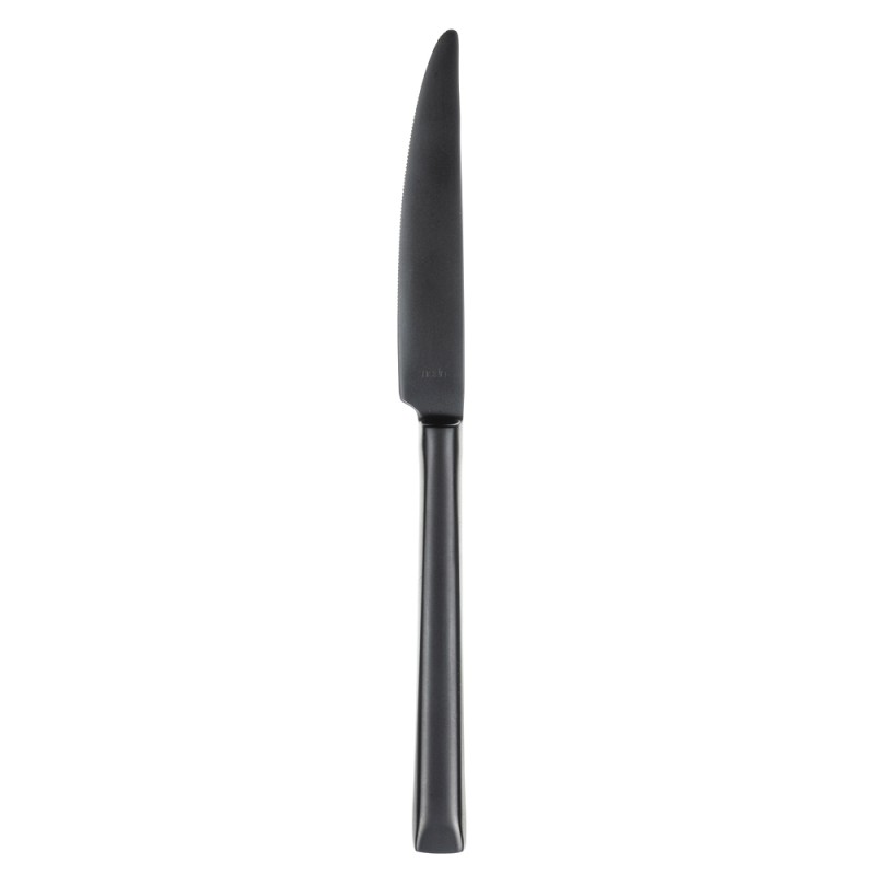 Antares matt black нож столовый 22,5 см Narin