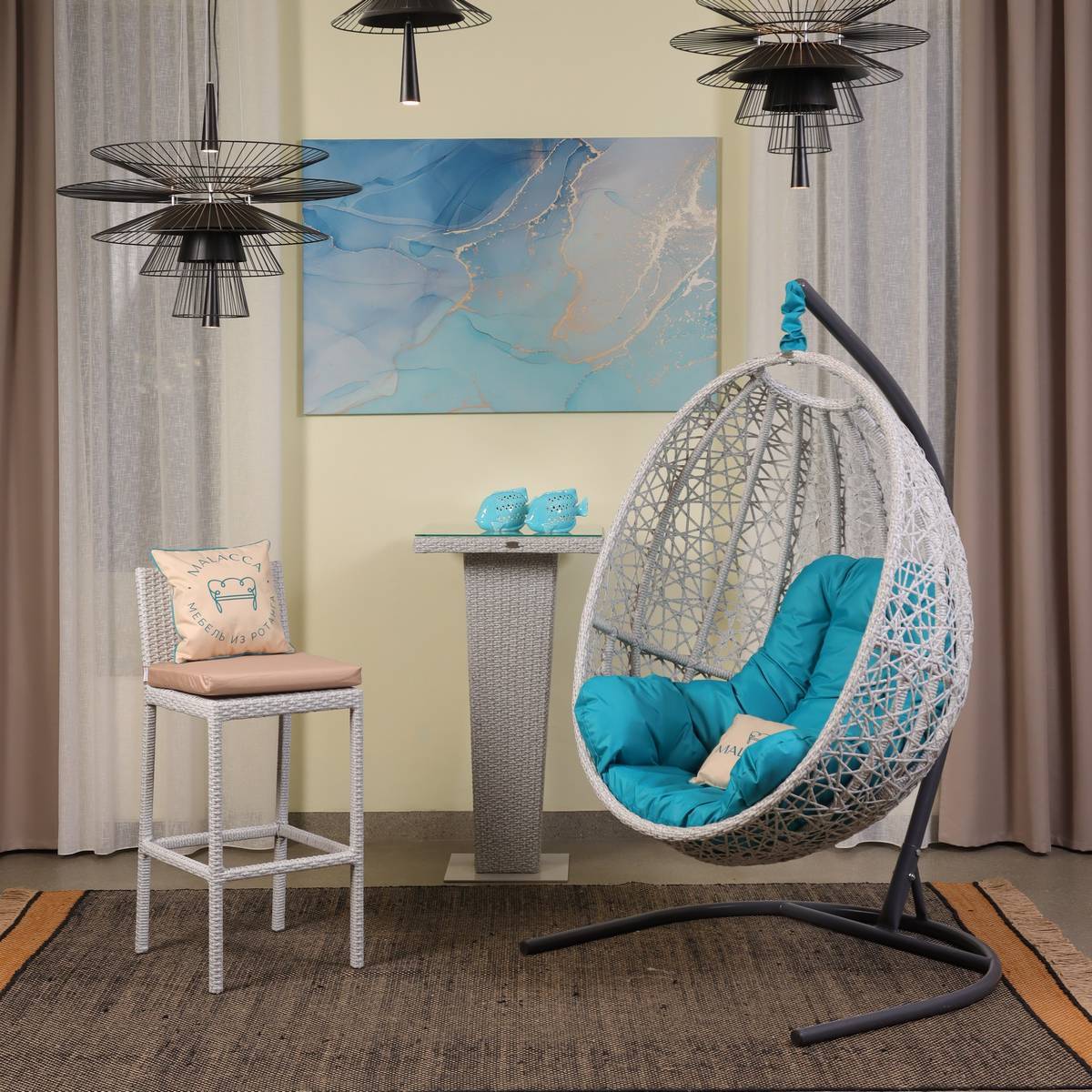 Подвесное кресло Лаурель береза