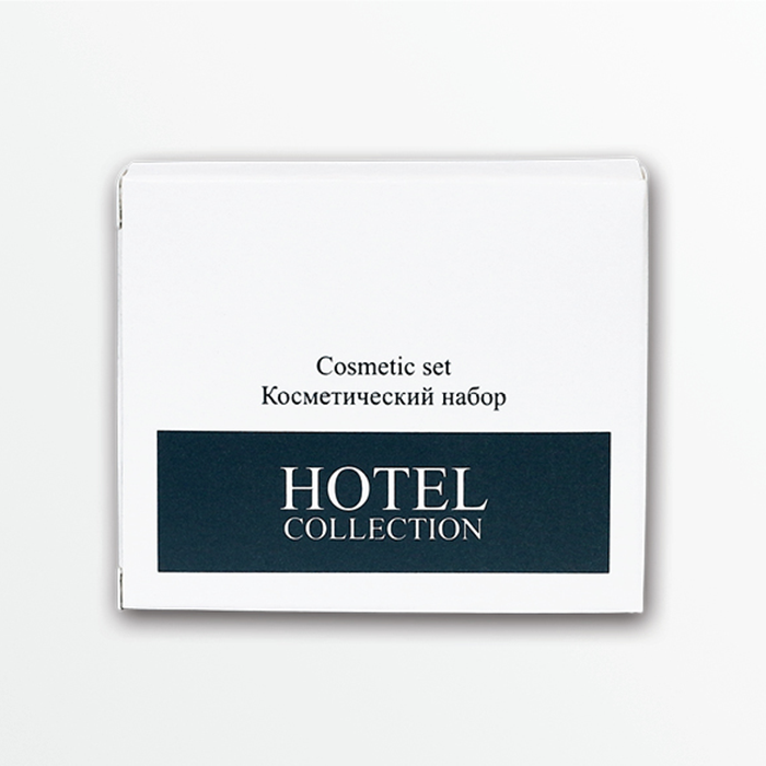 Косметический набор Hotel Collection картон (ватные палочки, ватные диски, пилка, 300 штук в упаковке)