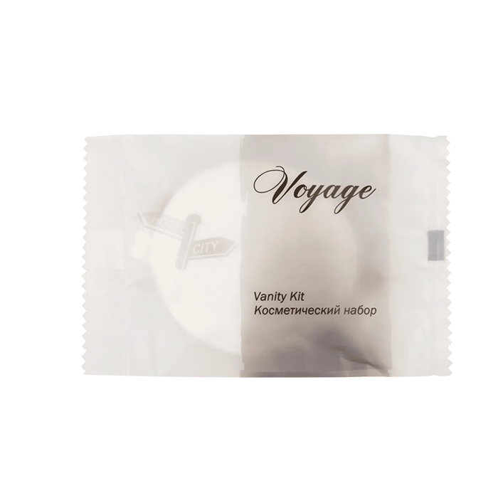 Косметический набор Voyage флоупак (2 диска, 3 ватные палочки, пилочка, 625 штук в упаковке)