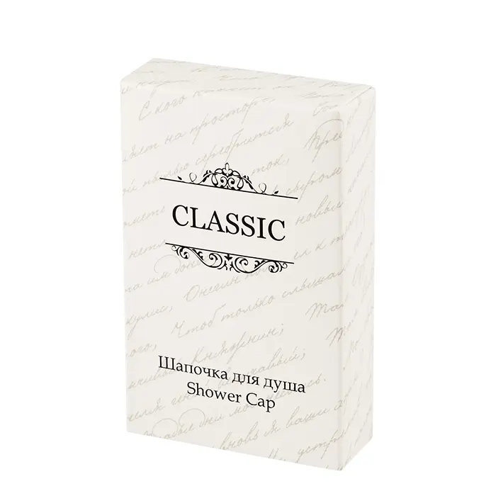 Шапочка для душа Classik картон (300 штук в упаковке)