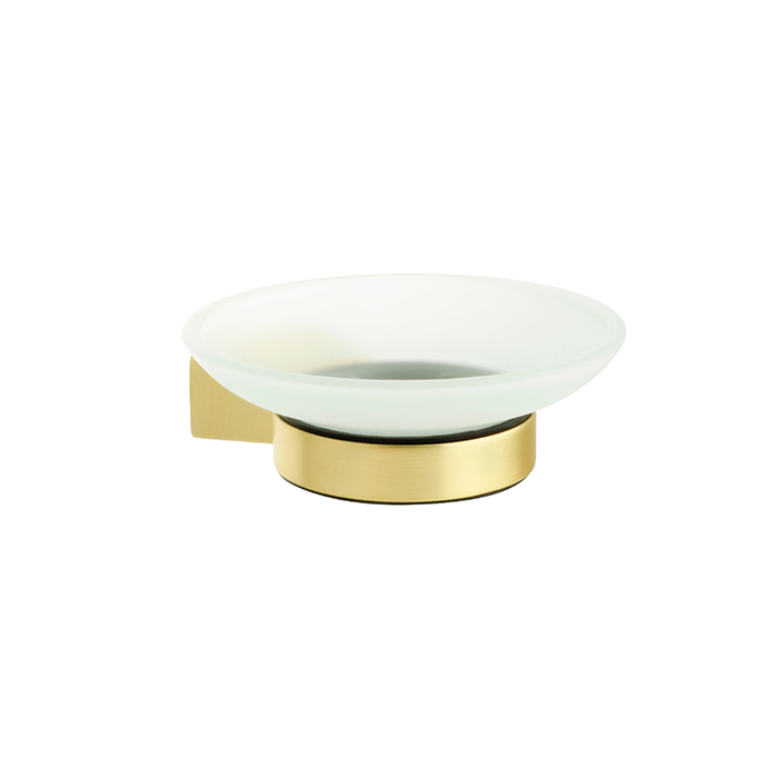 Мыльница стекло Fixsen Trend Gold FX-99008