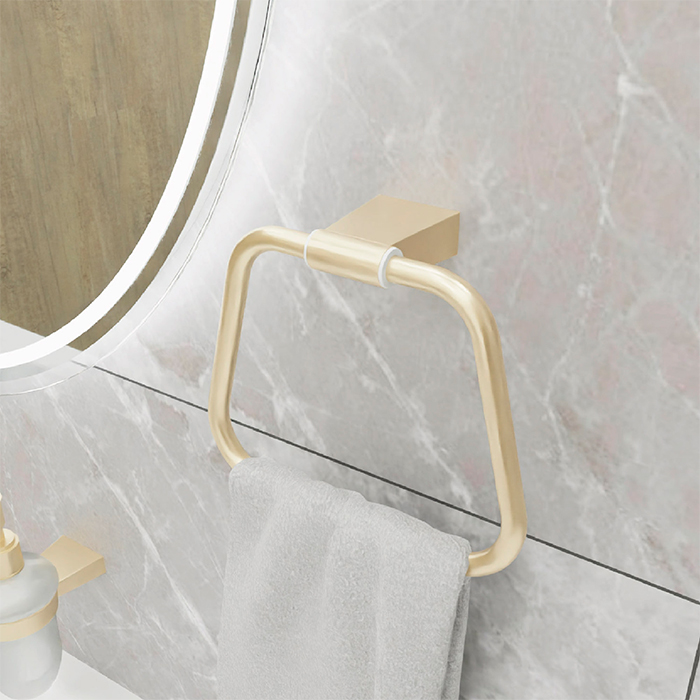 Полотенцедержатель кольцо Fixsen Trend Gold FX-99011