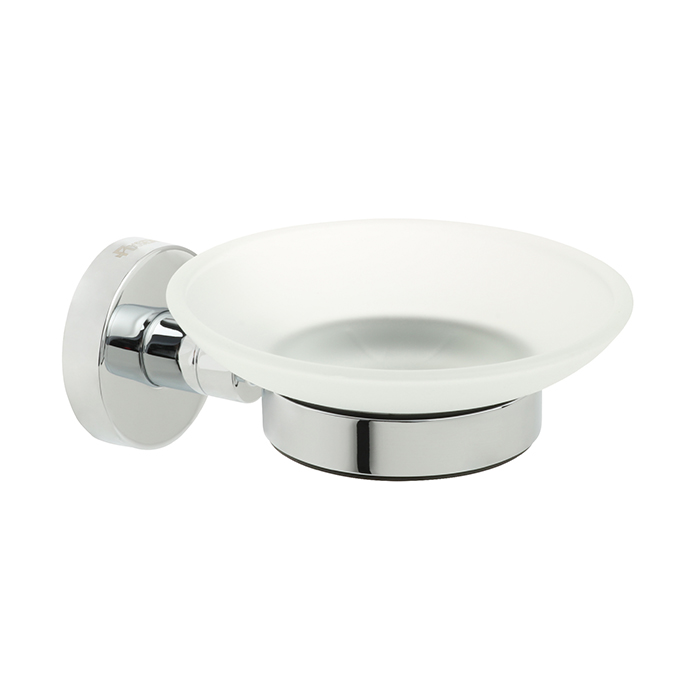 Мыльница стекло хром COMFORT CHROME FX-85008