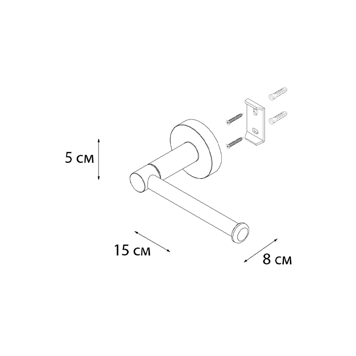 Держатель запасного рулона хром COMFORT CHROME FX-85010A