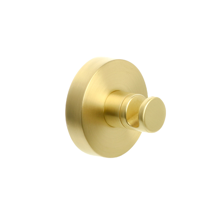 Крючок одинарный золото-сатин СOMFORT GOLD  FX-87005