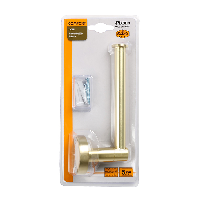 Держатель запасного рулона золото-сатин COMFORT GOLD FX-87010A