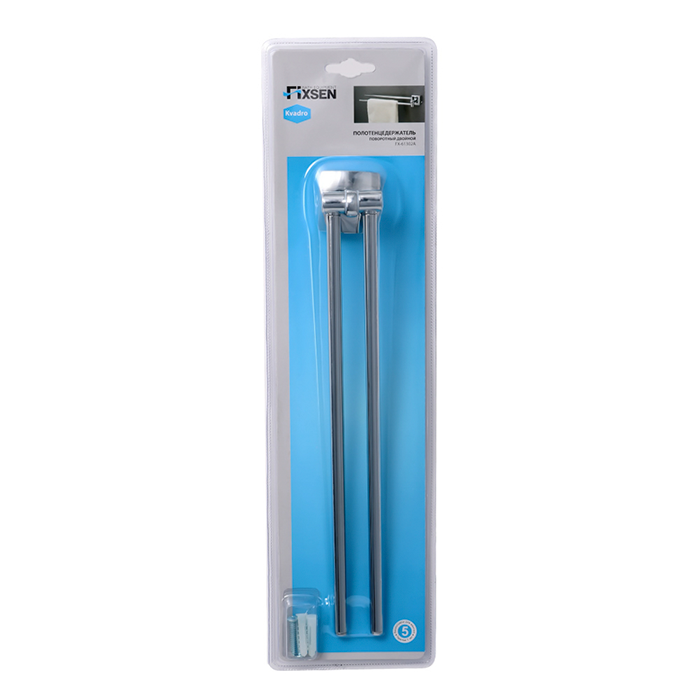 Полотенцедержатель рога 2-ой Fixsen Kvadro FX-61302A