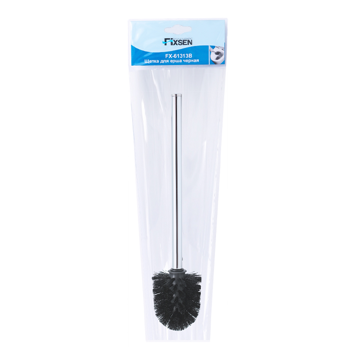 Щетка для ёрша с ручкой Fixsen Kvadro FX-61313B черная