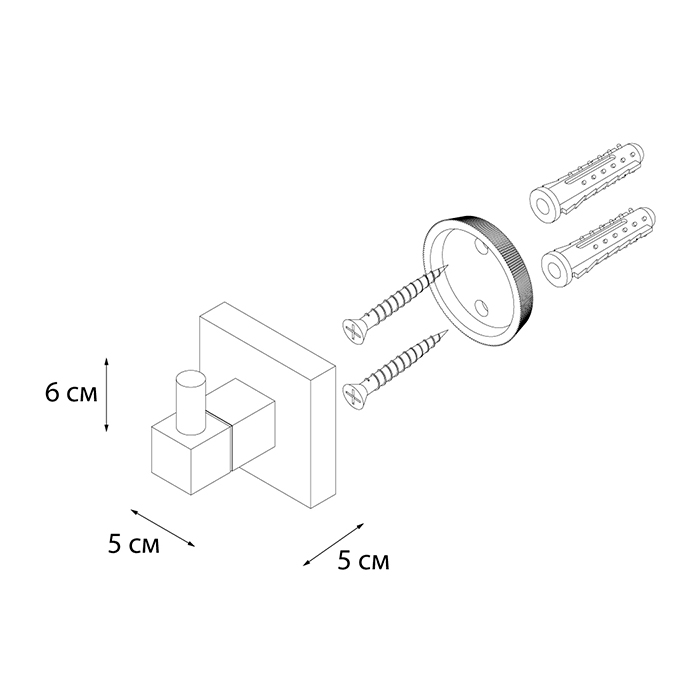 Крючок Fixsen Metra FX-11105