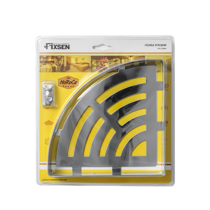 Полка угловая одноэтажная Fixsen Hotel FX-31003A