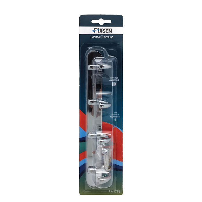 Планка 4 крючка Fixsen FX-1714