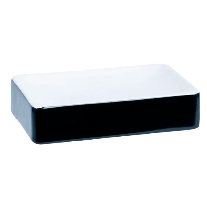 Мыльница для ванной Fixsen TEXT FX-230-4 черная