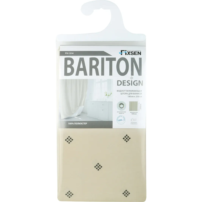 Шторка для ванной BARITON FX-1514