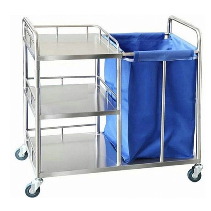Тележка ОЛДАК для горничных универсальная из нержавейки ТН 3