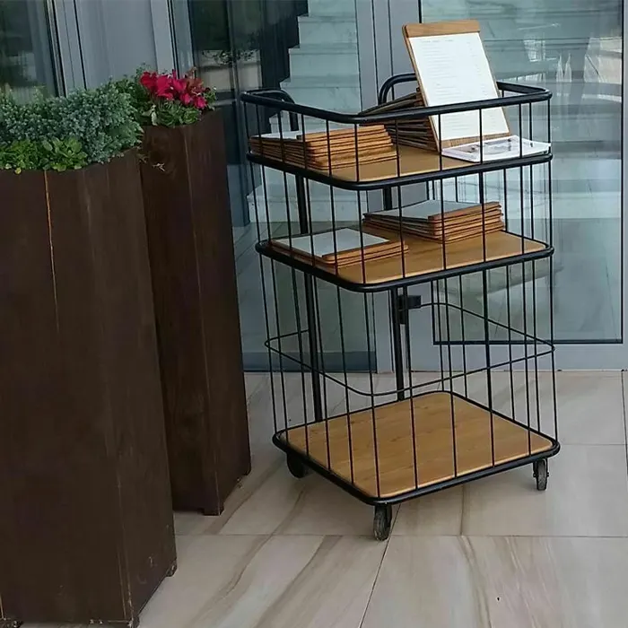 Тележка ОЛДАК для меню ТЗ 16