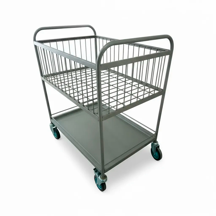 Тележка внутрикорпусная верхней корзиной и полкой  ТП 34