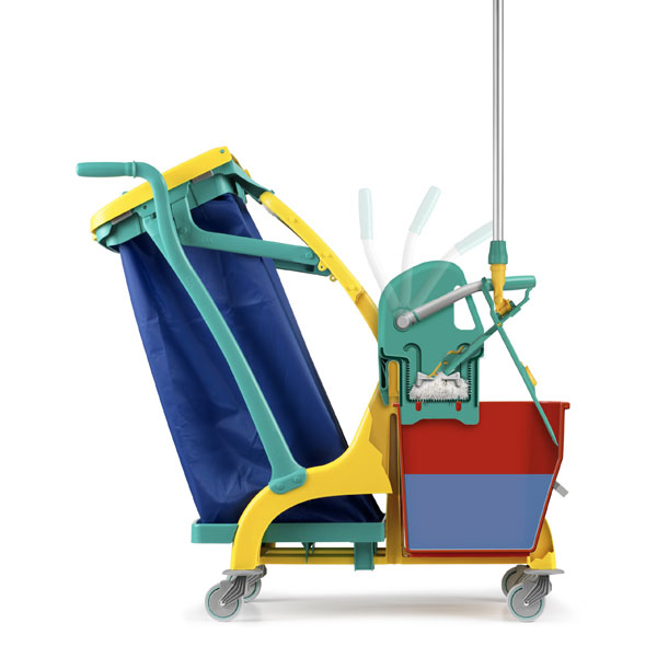 Отжим для уборочных тележек TTS TEC, зелёный