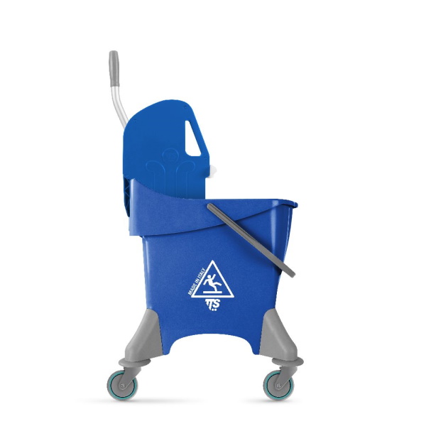 Ведро TTS Pile Tec, 30 л., синее, с отжимом, на колесах