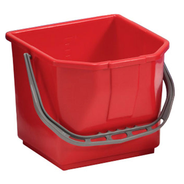 Ведро без отжима TTS Moplen, 15 л., красное