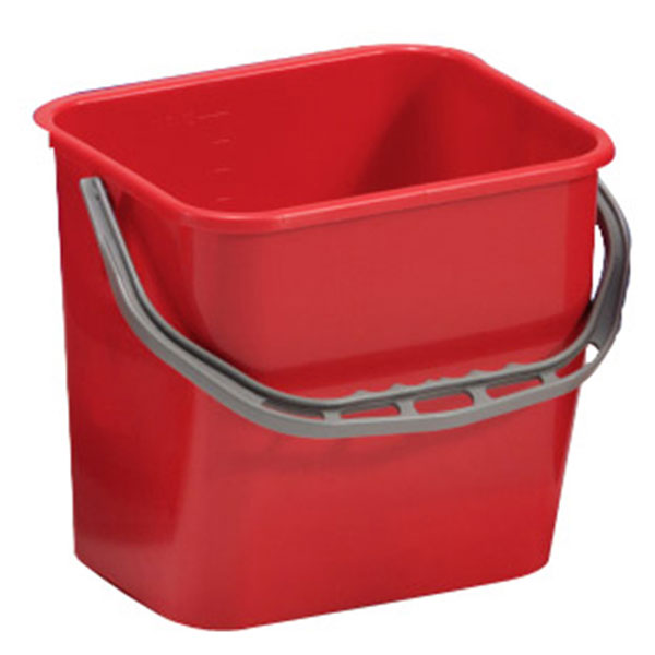 Ведро без отжима TTS Moplen, 12 л., красное