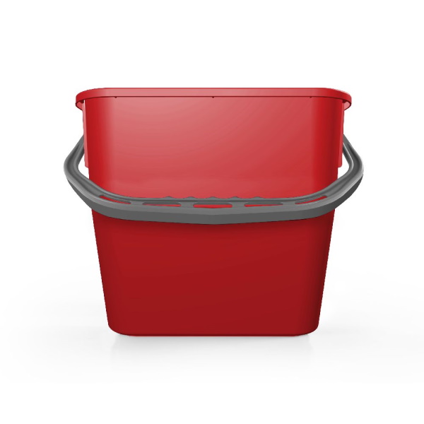 Ведро без отжима TTS Moplen, 12 л., красное