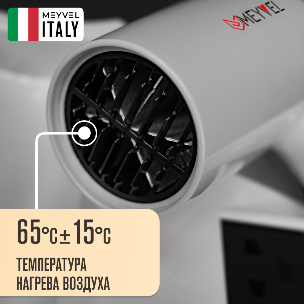  Настенный фен Meyvel MF5S-1600 (White)