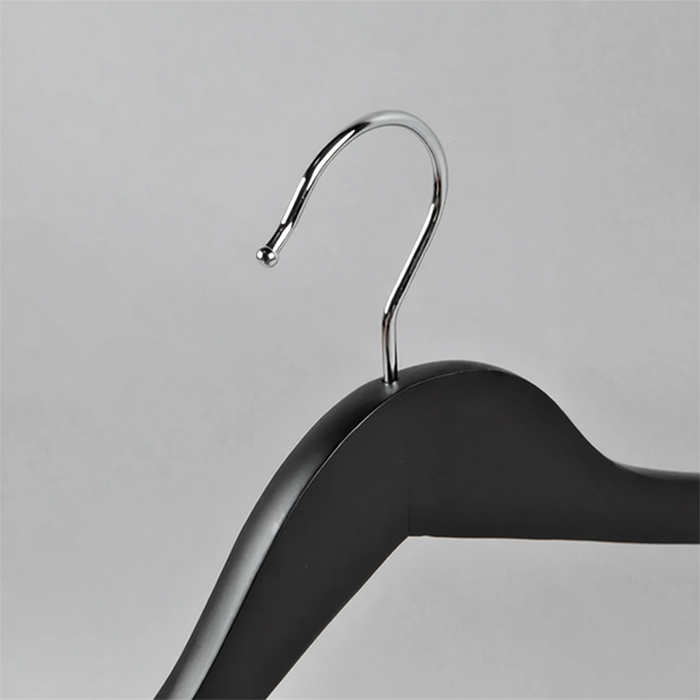 Вешалка-плечики для одежды деревянная MC30-5D(черн)