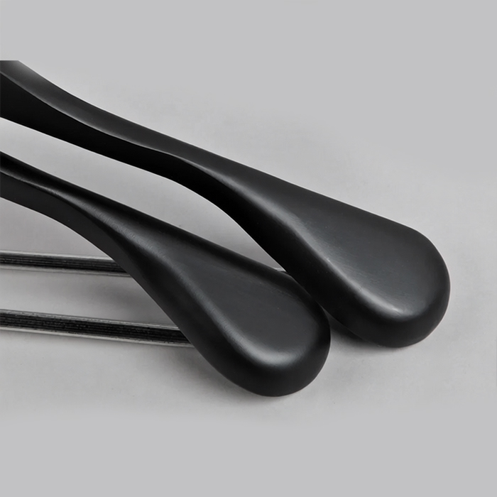 Вешалка-плечики для одежды деревянная MC30-5D(черн)