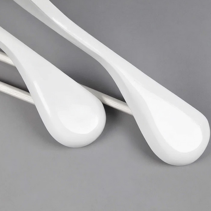 Вешалка-плечики для одежды деревянная MC30-5D(бел)