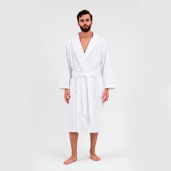 Халат махра-велюр трига с шалькой 320 г/м²