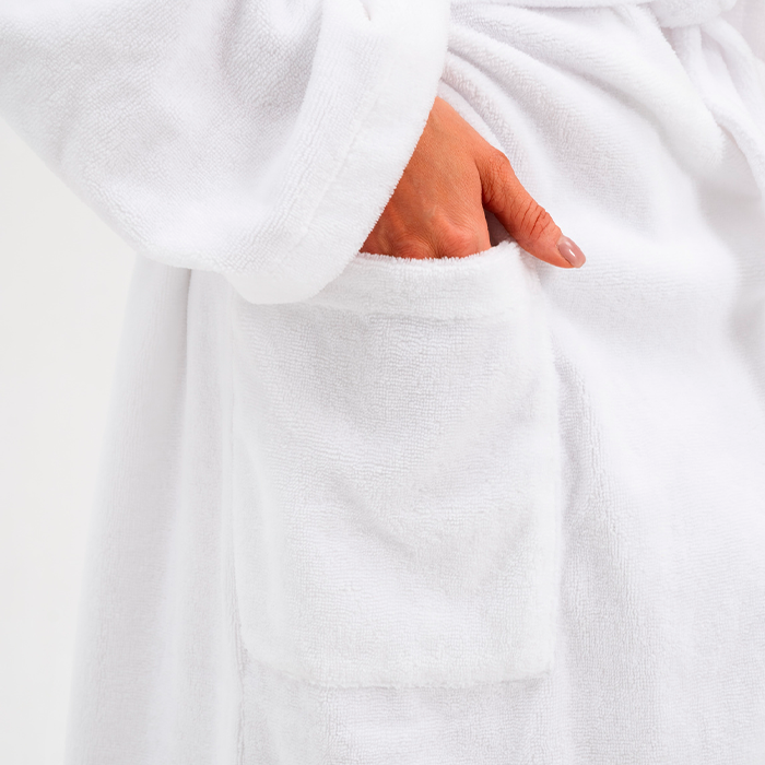 Халат махра-велюр трига с шалькой 320 г/м²