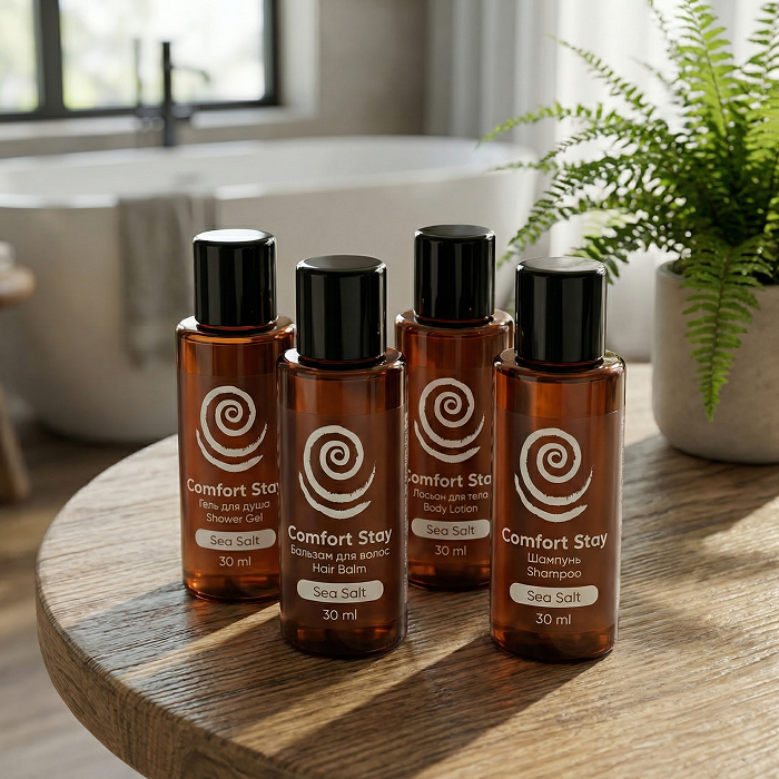 Жидкое мыло Comfort Stay 30 мл флакон (100 штук в упаковке)