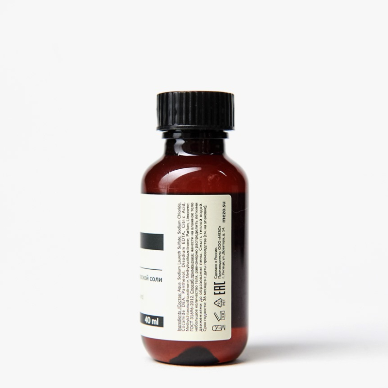 Гель для душа Rumah Wood Sea salt 40 мл флакон (220 штук в упаковке)
