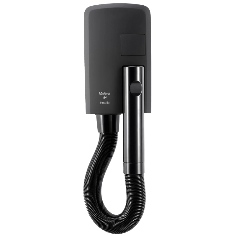 Фен для волос настенный Valera Hospitality Hotello BLDC (832.11/T Matt-Black)
