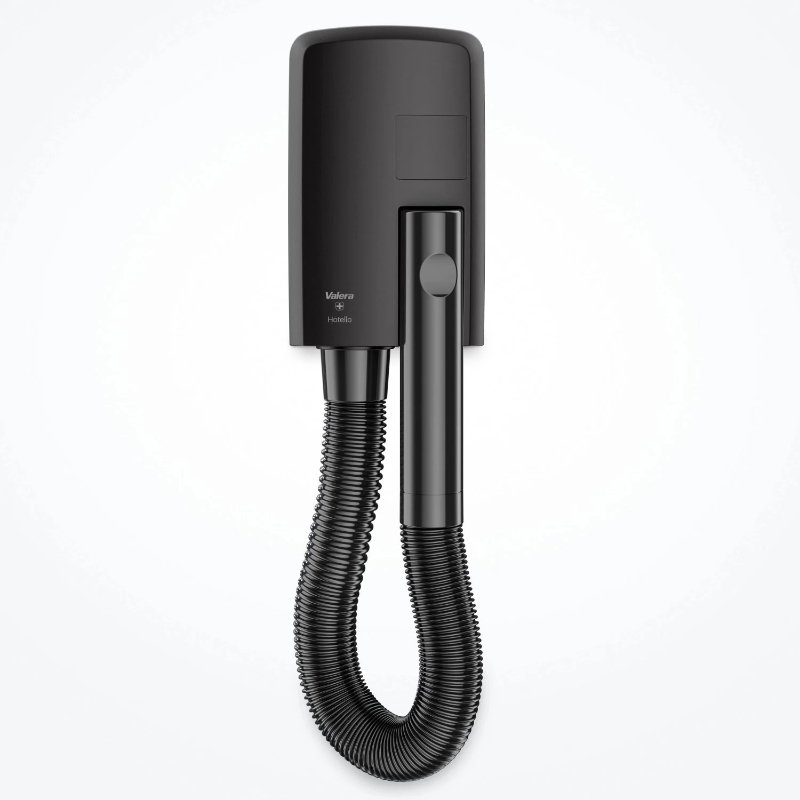 Фен для волос настенный Valera Hospitality Hotello Super AC (832.02/T black matt)