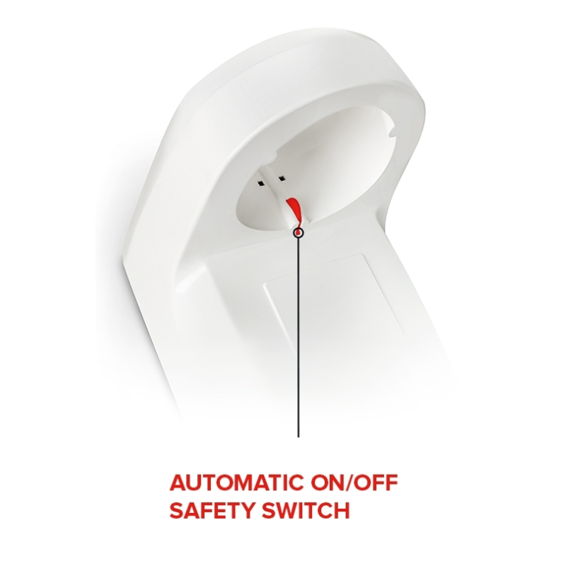 Фен для волос настенный Valera Hospitality Action Protect 1600 (542.06/044.04 white)